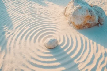 Kreise im Sand