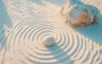 Kreise im Sand